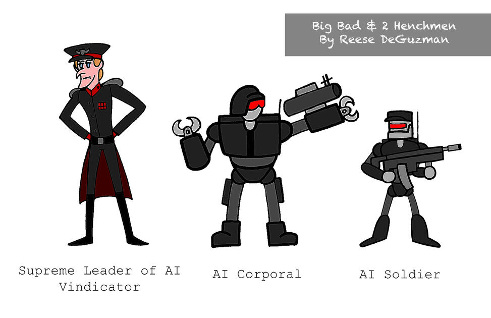 Visual Development Big Bad &amp; Henchmen