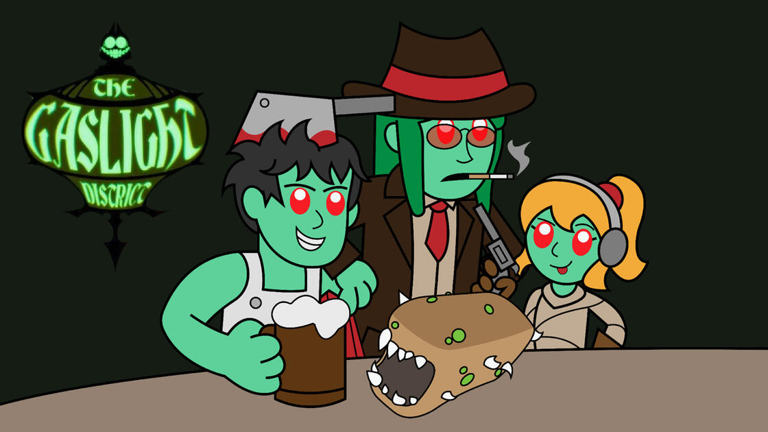 Reese DeGuzman Fan Art of The Gaslight District